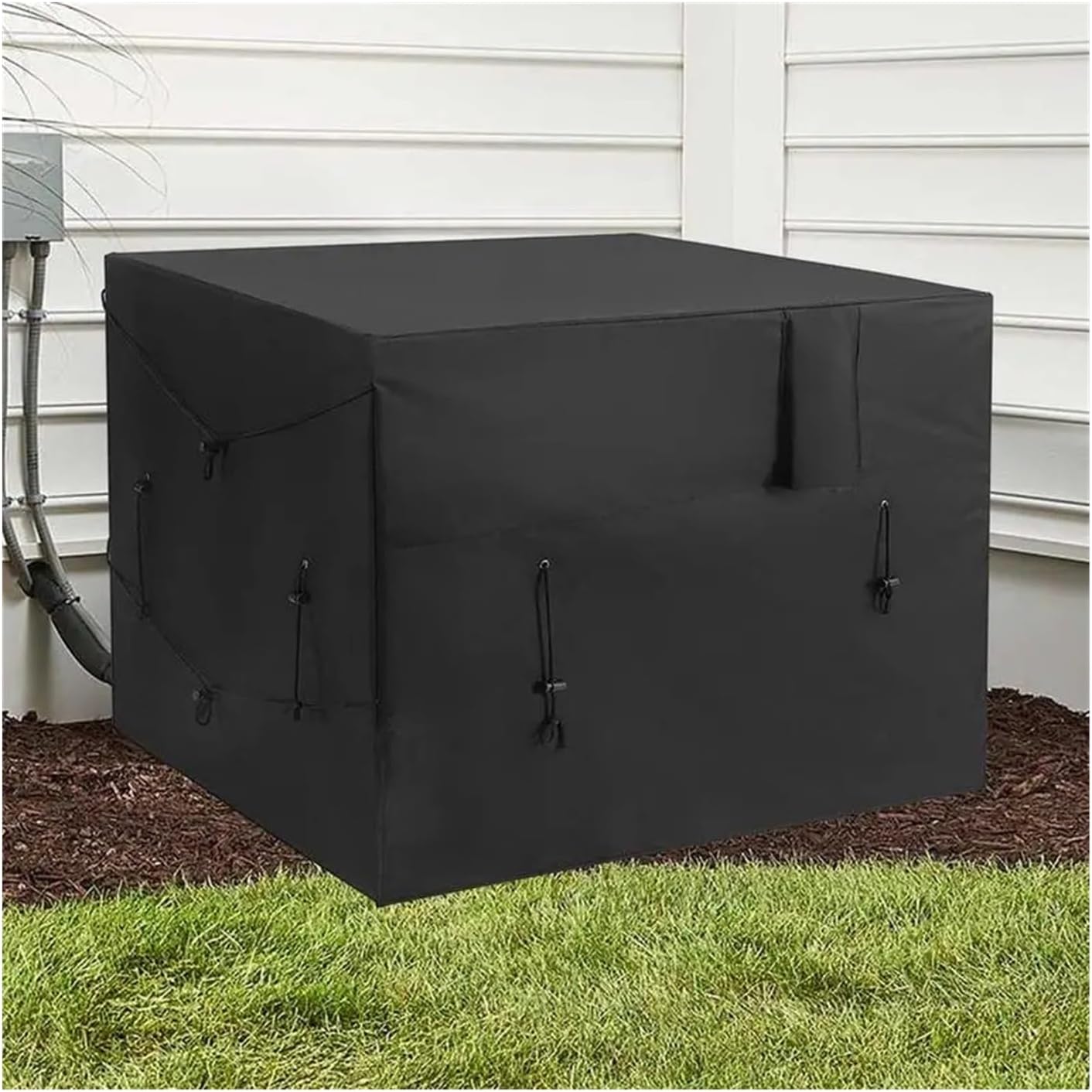 Pool Accessories Pool Cover Swimming Pool Heat Pump Cover Swimming Pool Black Outside Units Cover Rain Snow Universal Cover