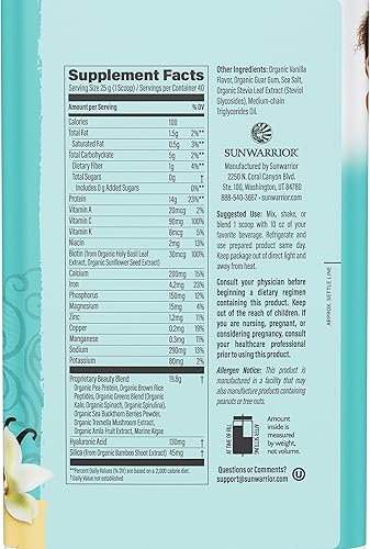 Miniatura 63 de Proteína de colágeno vegano en polvo para mujeres, polvo de colágeno a base de plantas de sílice, sabor churro con vitaminas veganas