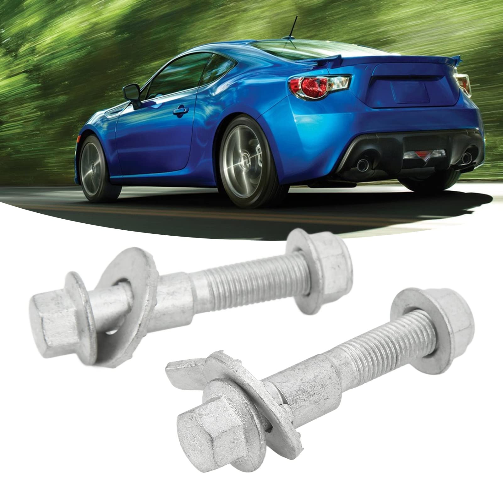 Aramox Lot De 2 Boulons De Carrossage Réglables 14mm - Alignement Civic Et Autres Modèles