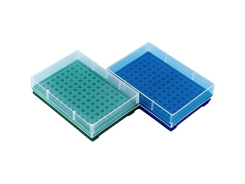 Vista 23 de Tubo de bloque de enfriamiento de aluminio Cool Rack 96 Pozos para 0.0 fl oz 0.0 fl oz 96 PCR Placa Tiras Paquete de 1