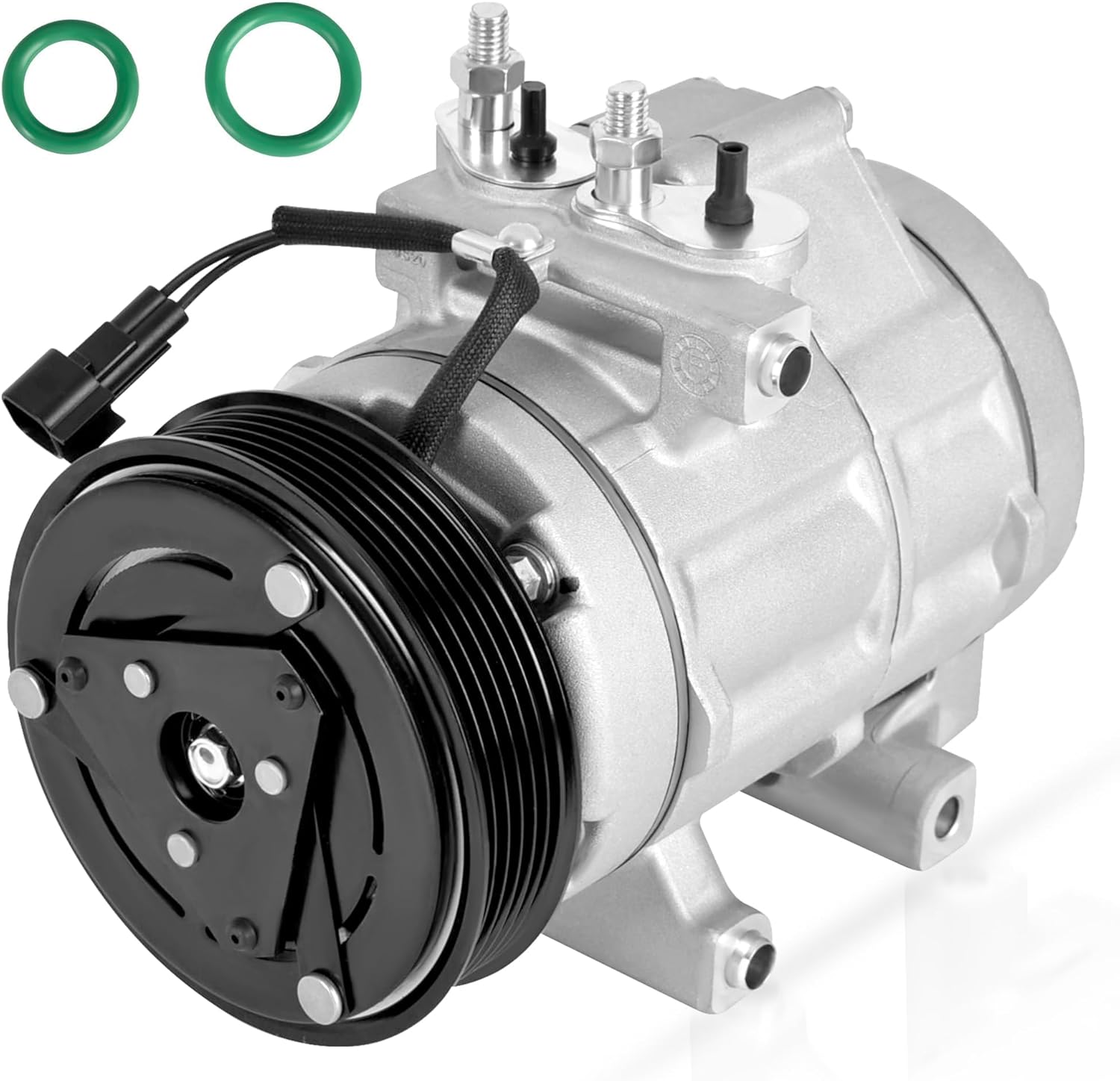 HYR AC Compressor with Clutch Fit for Ford Expedition F-150 2007-2014, F-250 F-350 F-450 F-550 Super Duty F53 & Lincoln Navigator Mark LT, Air Conditioning Compressor# CO 10905X 9C3Z19703A 7C3Z19703AA