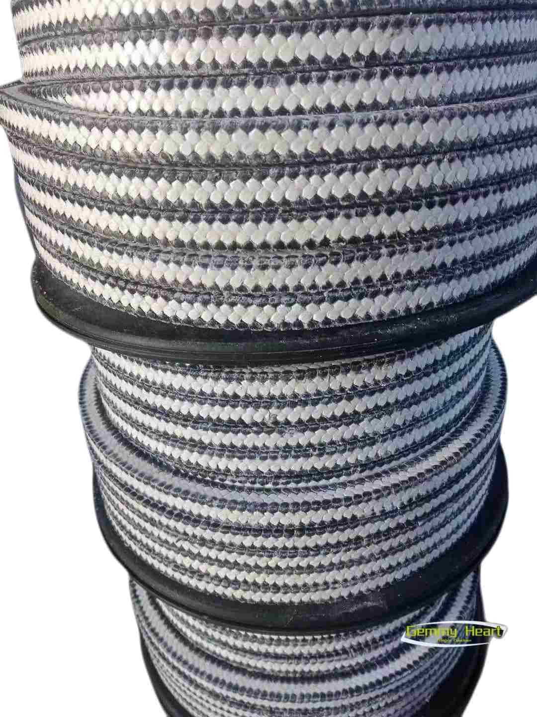 Cheap PTFE Seal PTFE Fiber + Carbon Fiber Gland Packing Rope for Oilfield Water Pump or Oil Pump 5 Meters 6mm*6mm