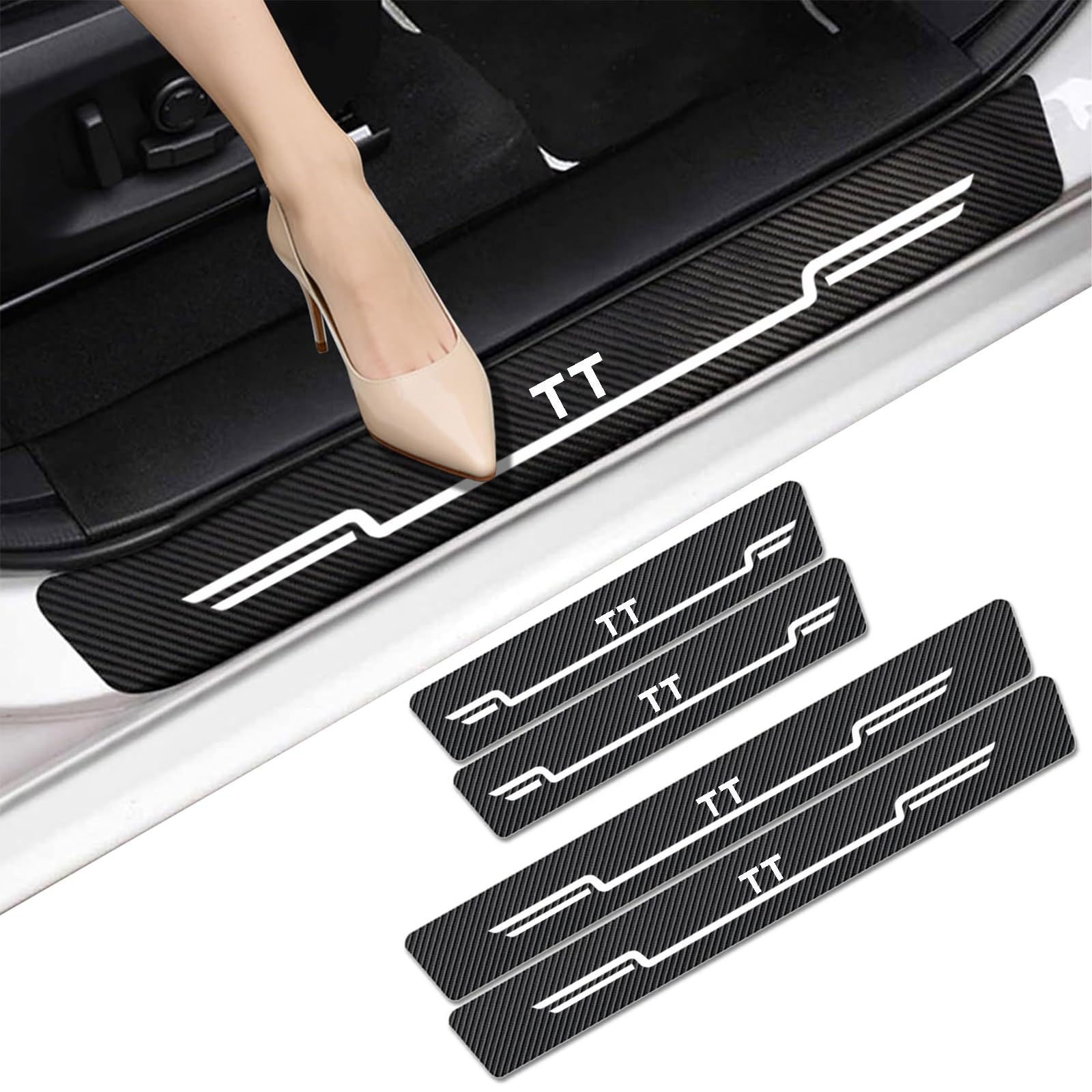 WXH97F Car Door Sill Protector for AUDI TT 2007-2026