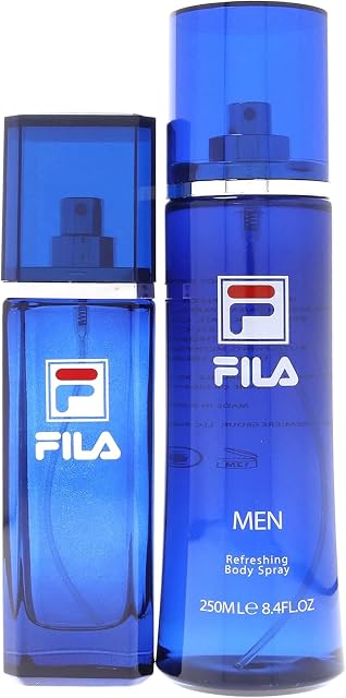 FILA Refreshing Body Spray for Men - Cool and Fresh Body Mist with Notes of Bergamot, Cardamom and Pepper - Long-Lasting, Sporty Fragrance - 250 ml