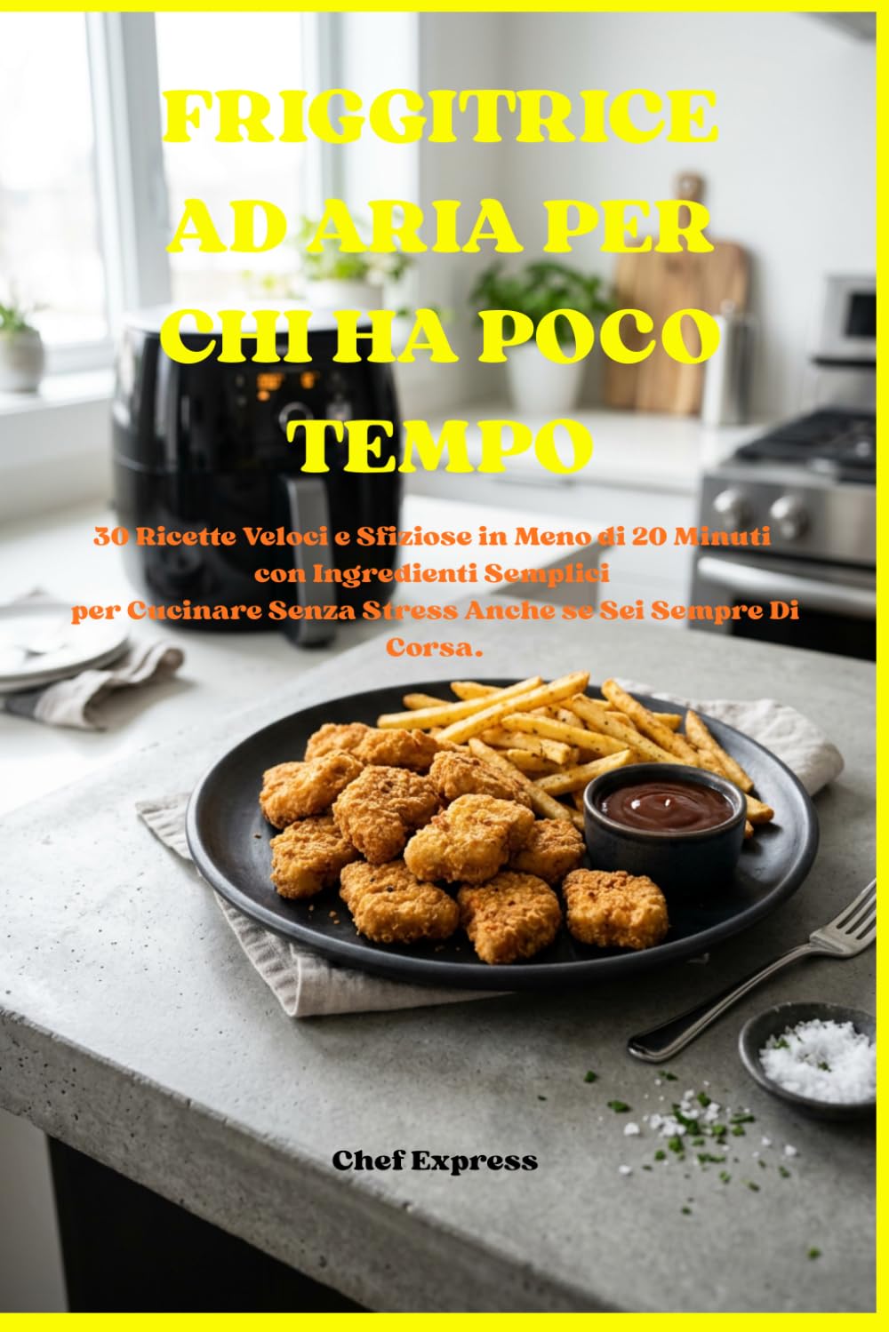FRIGGITRICE AD ARIA: IL RICETTARIO SALVA-TEMPO: 30 Ricette Veloci, Sfiziose e Last-Minute in Meno di 20 Minuti. Piatti Facili con Ingredienti Semplici ... Senza Stress anche se Sei Sempre di Corsa.