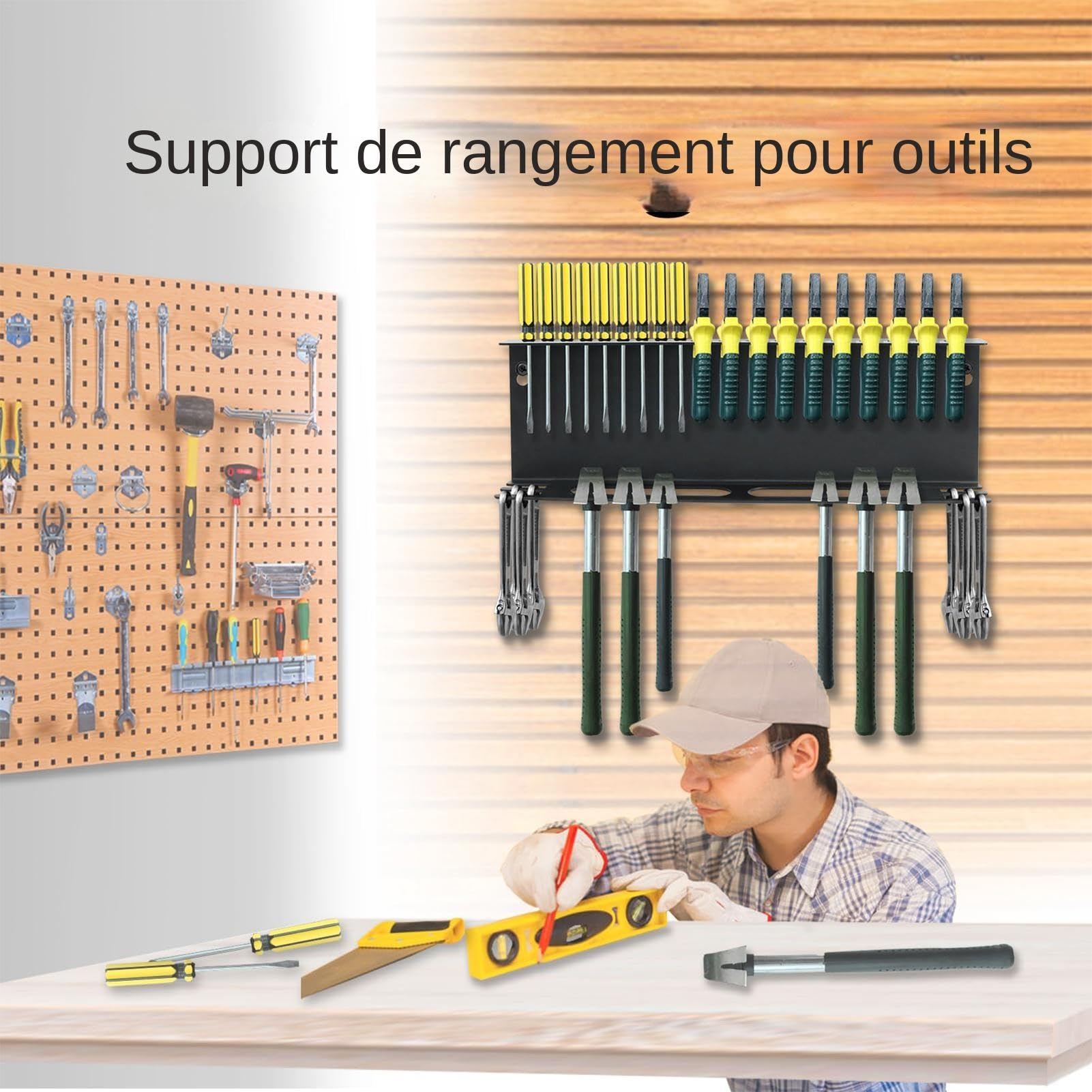Wandhalter Für Hammer & Werkzeuge - Metall Organizer Für Garage & Werkstatt