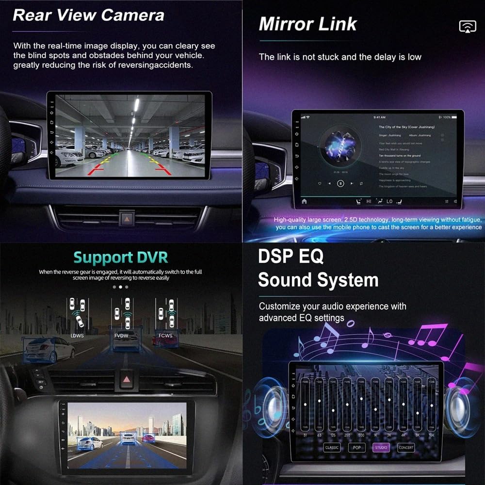 Ekran Carplay dla Chevrolet Tracker Trax 2013-2020 Z Bluetooth, Fm, Aux, Nawigacją Mapową Oraz Asystentem Głosowym Siri; Obsługa Aux/Airplay/Fm, 4 Rdzeń 1G+16G