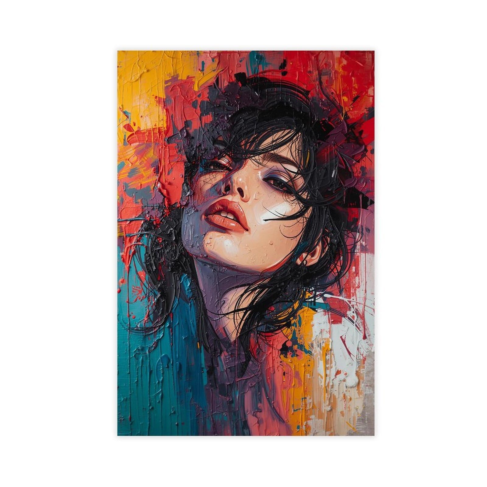 YWTJAX Abstract Woman Poster Canvas Poster for Dorm Room Decor Gift