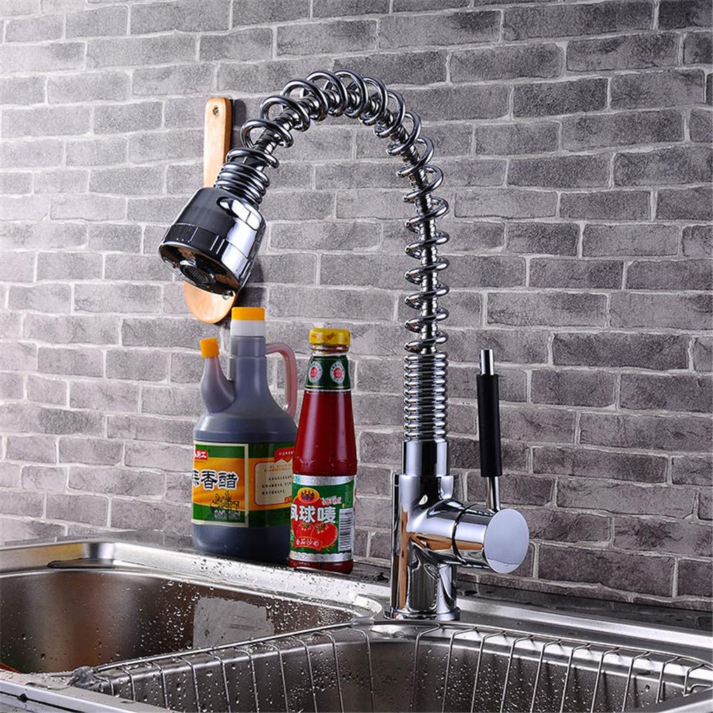 Mitigeur cuisine douchette extractible et flexible universel chrome