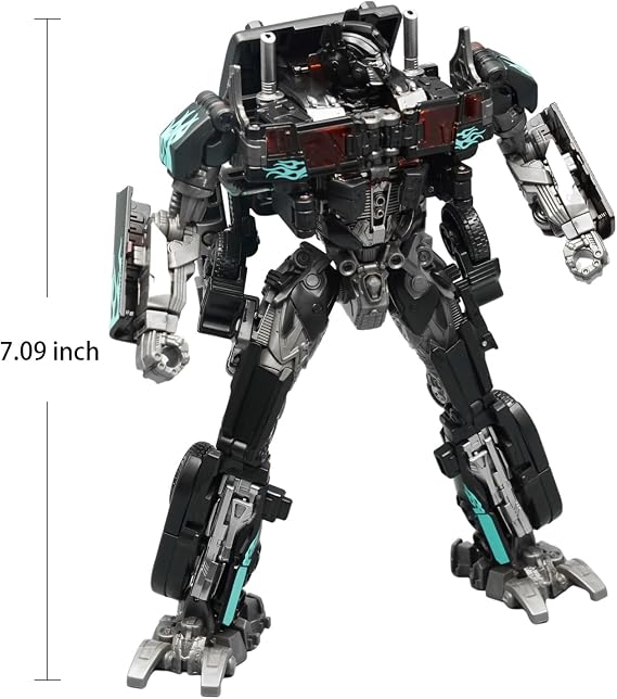 Car Deformation Robot Toys, Action Figure Car Model for Kids Boys Girls | 2 in 1 Toy, Part Alloy, Posable Joints, Two Extra Heads, Weapon Included