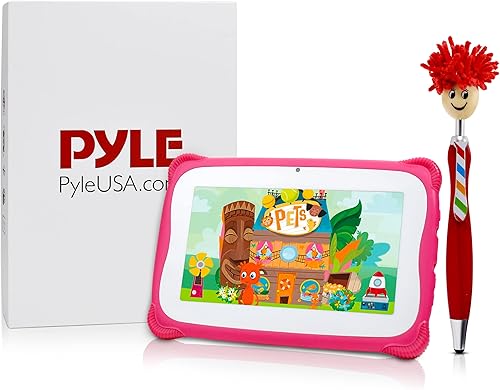 Miniatura 1 de Tablet Android de 7 pulgadas con pantalla HD de 1080p, tableta infantil de 7 pulgadas con lápiz capacitivo doble, compatibilidad WiFi, procesador de