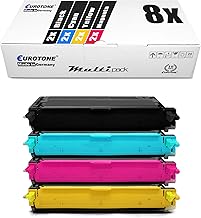 Müller Printware Toner Cartridges Pack of 8 for Epson Aculaser C 2800 DN N DTN Replaces C13S051158 - C13S051161