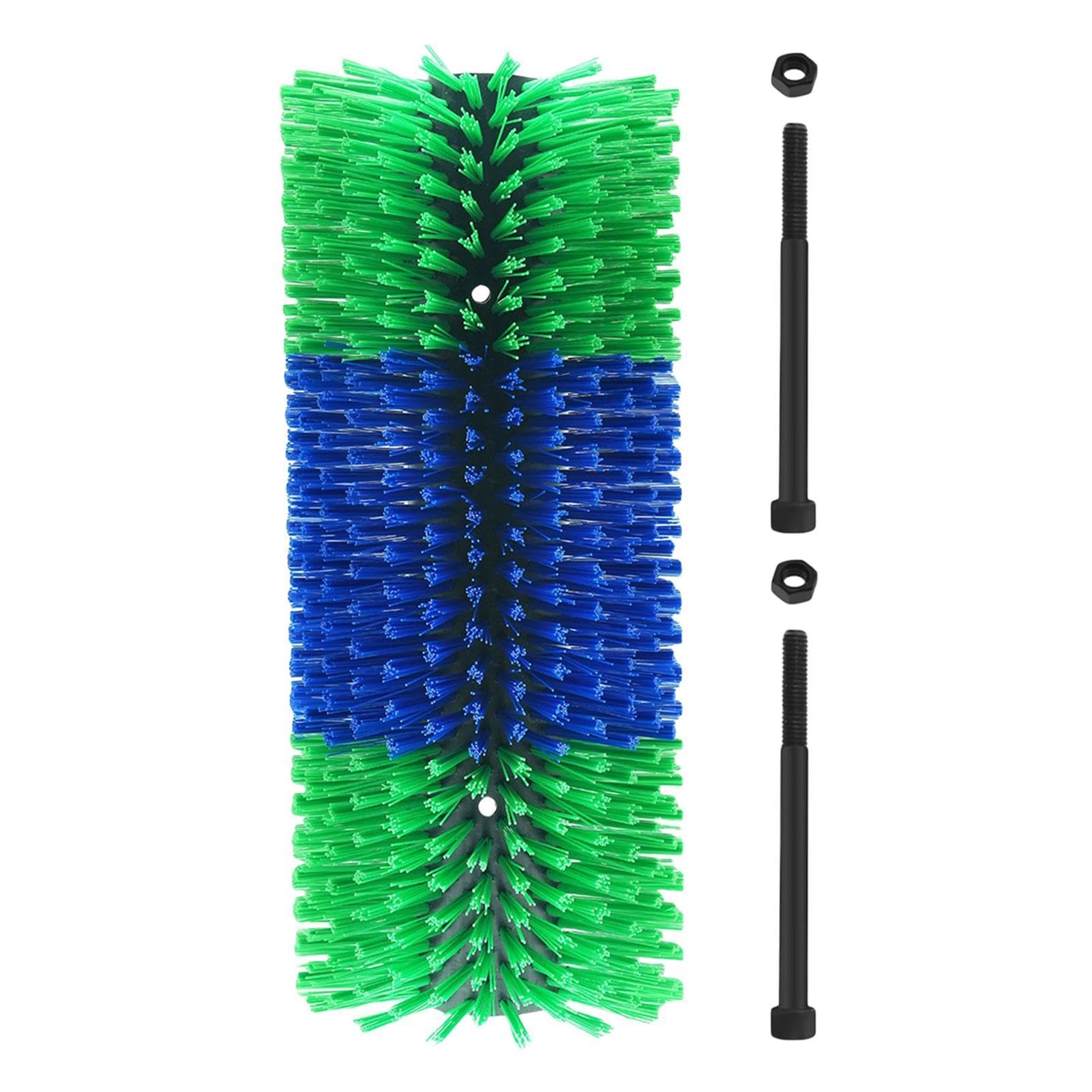 Cepillo para rascar caballos,Cepillo de masaje para rascar ganado | Cepillo de masaje completo para animales de granja, doble tornillo para burro, c