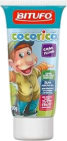 Bitufo Gel Dental Cocoricó Com Flúor Sabor Tutti Frutti 90 G