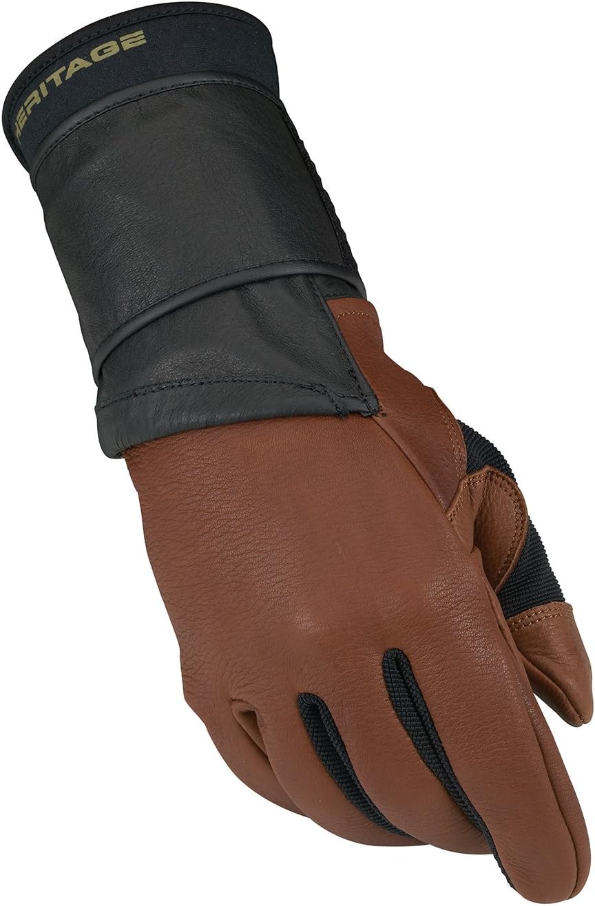 Heritage Pro 8.0 ブルライディンググローブ サイズ9 サドルブラウン