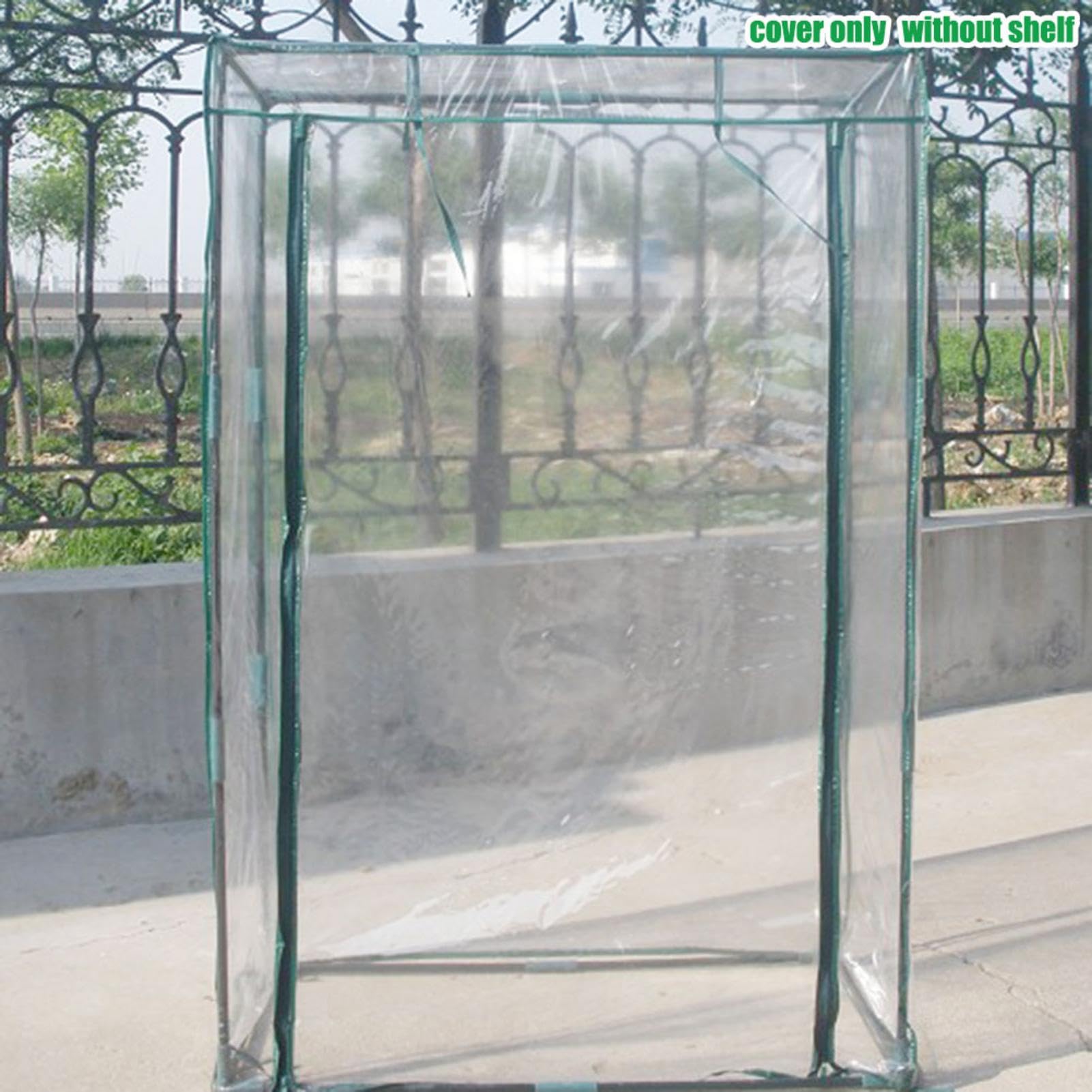 Housse de Serre 100x50x150cm PVC Transparent Couverture pour Serre