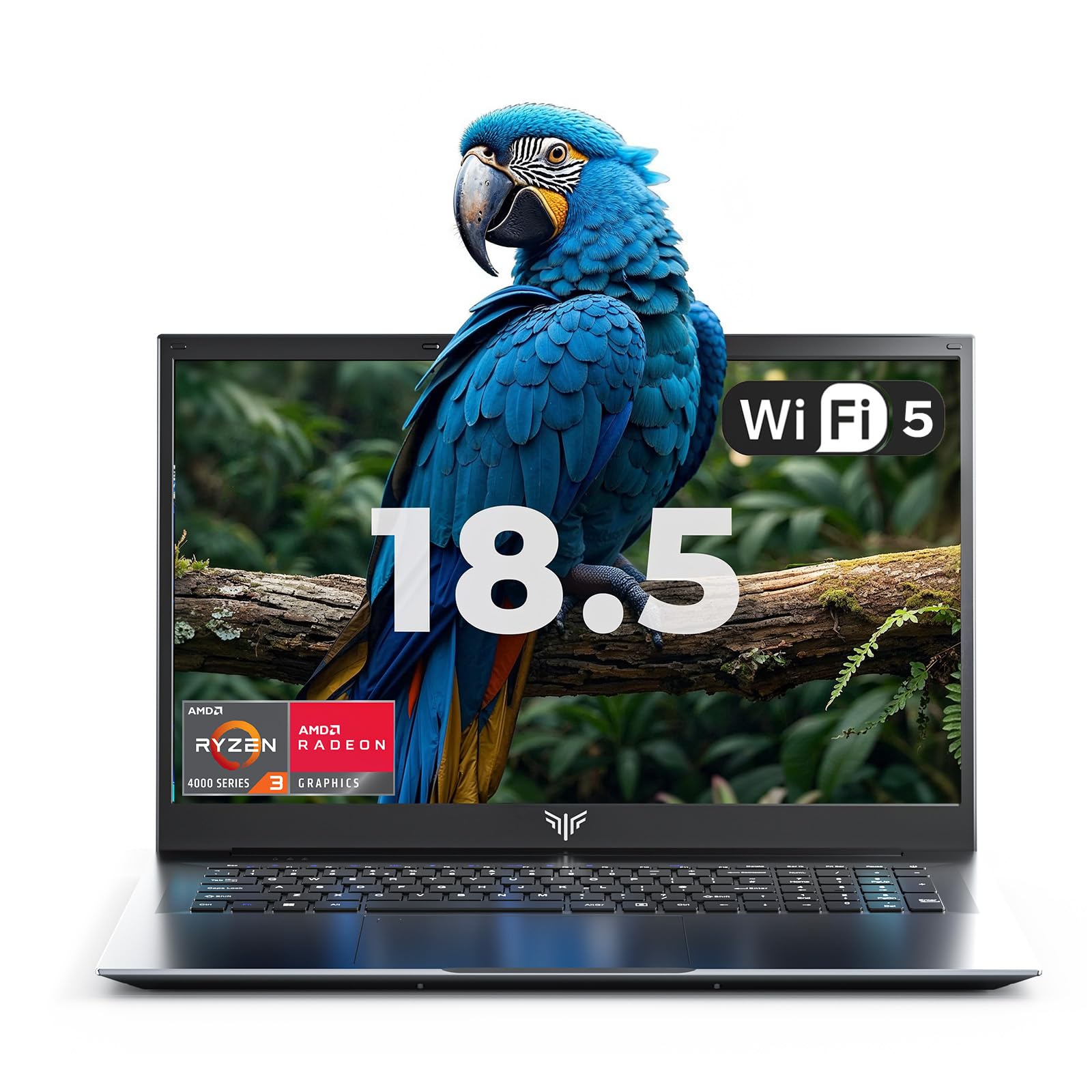 ACEMAGIC Portatile 18,5" FHD, processore Ryzen 4300U fino a 3,7 GHz, 16 GB di RAM, SSD M.2 da 512 GB, portatile business da 18,5 pollici, compatibile con Wi-Fi 5, Bluetooth 5.0, 3 porte USB 3.2