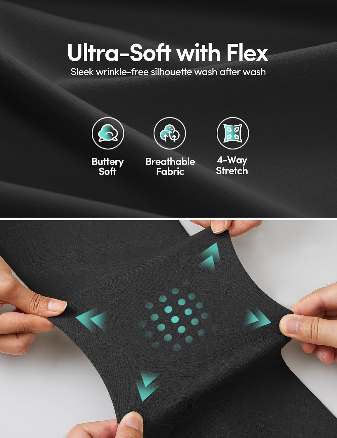 IUGA Bootcut Yoga Pants with Pockets for Women High Waist Flare Leggings
