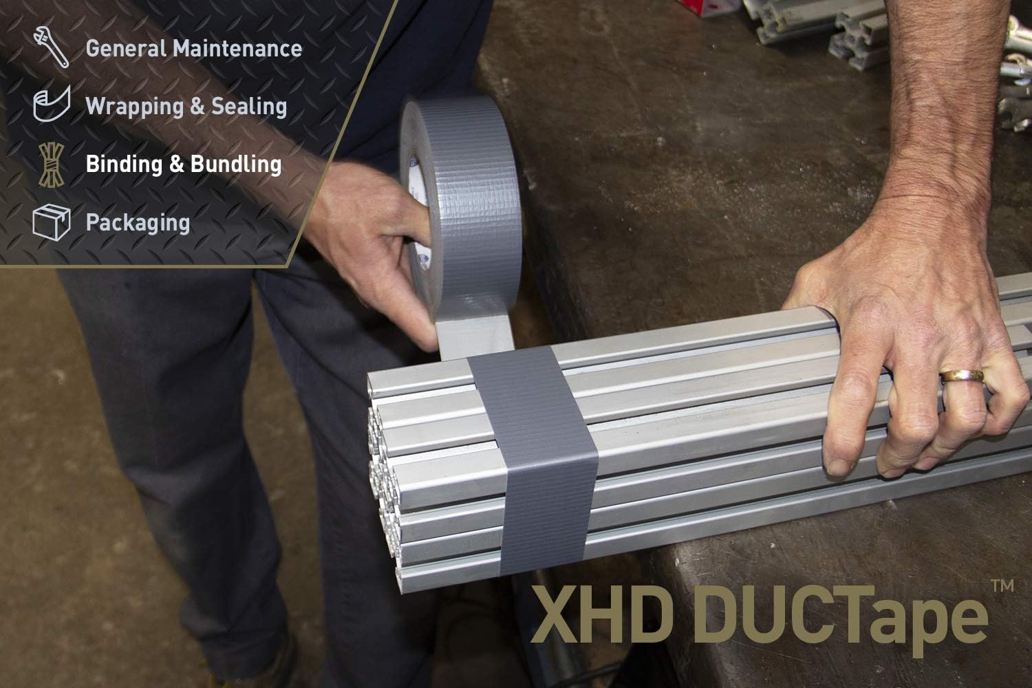 Tech Deals 🔥 IPG XHD DUCTape, Extra Heavy Duty Duct Tape, 2.83 x 60 yd, Silver (Single Roll) 🔥 IPG XHD DUCTape, Extra Heavy Duty Duct Tape, 2.83 x 60 yd, Silver (Single Roll)