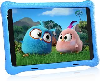 8 inch Kids Tablet,1920 X 1200 IPS HD Display,Parental Control Tablet for Kids,32GB ROM 2GB RAM,Dual Cameras,Android 10 Toddler Tablet with Case