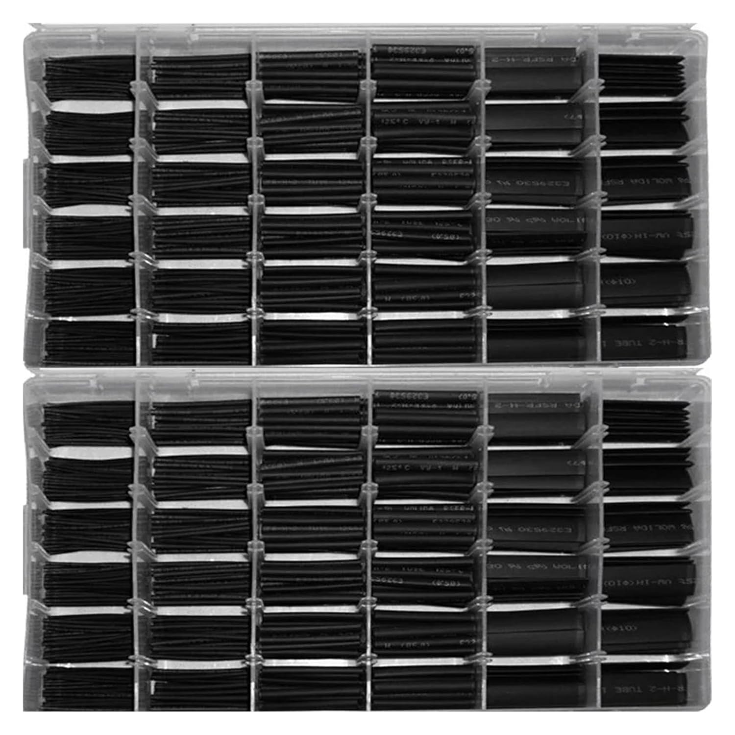 600Pcs Heat Shrink Wrapped Shrinking Insulation Sleeving Thermal Casing Car Electrical Cable Shrink Tube Tube Kit