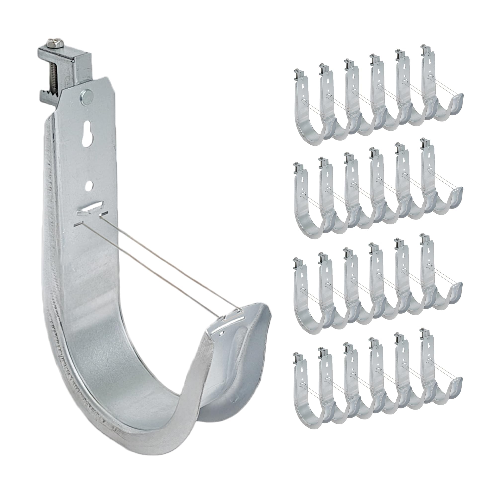 ICC 2-Inch Wall Mount J Hook Cable Management, Retainer Clips, 25-Pack — Amazon image 10
