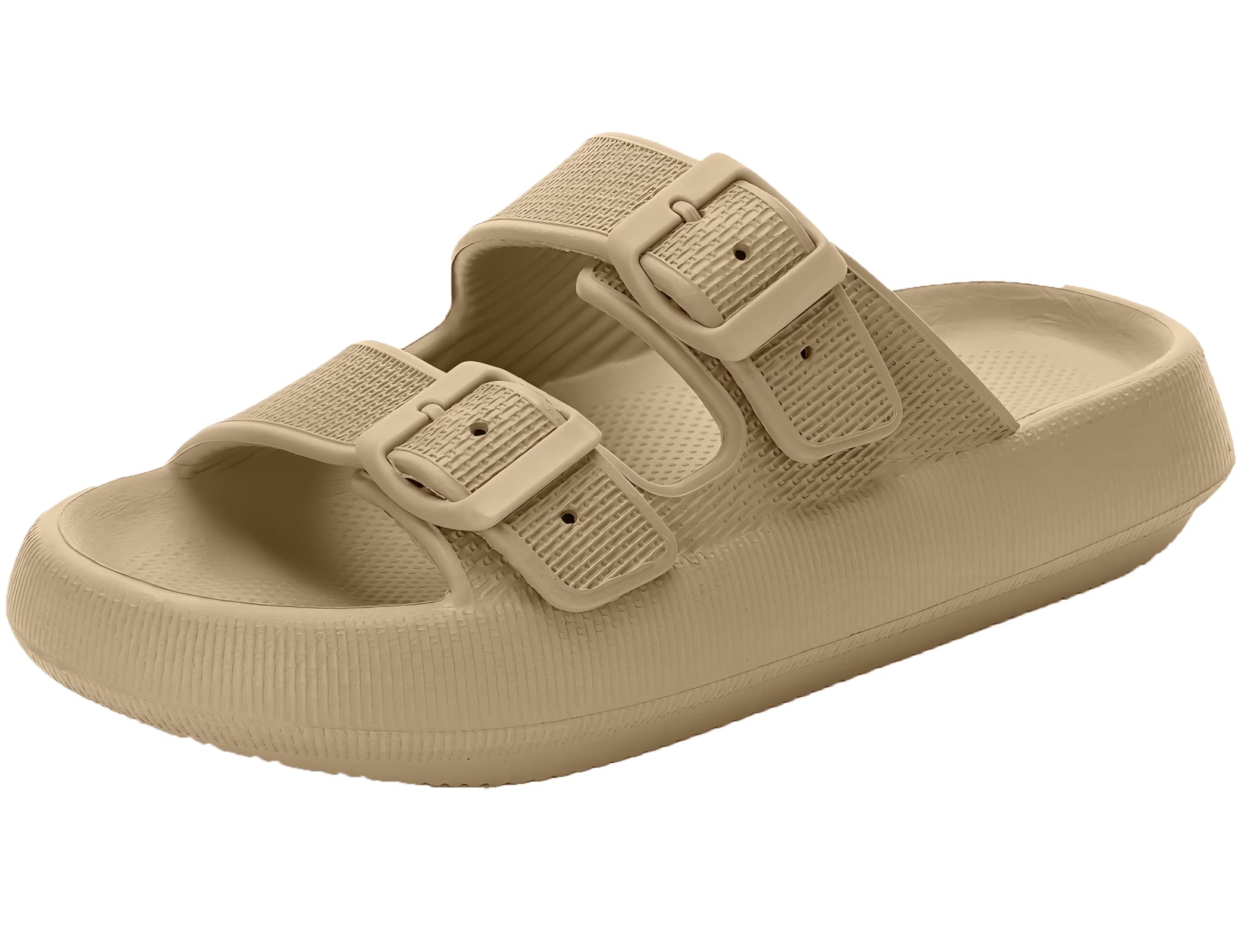 Coswind Zapatillas Mujer Hombre Chanclas Sandalias Casa Verano Casual Playa Pantuflas on Cloud Ducha Baño Ajustable Comodas Piscina Antideslizantes Interior Exterior Unisex