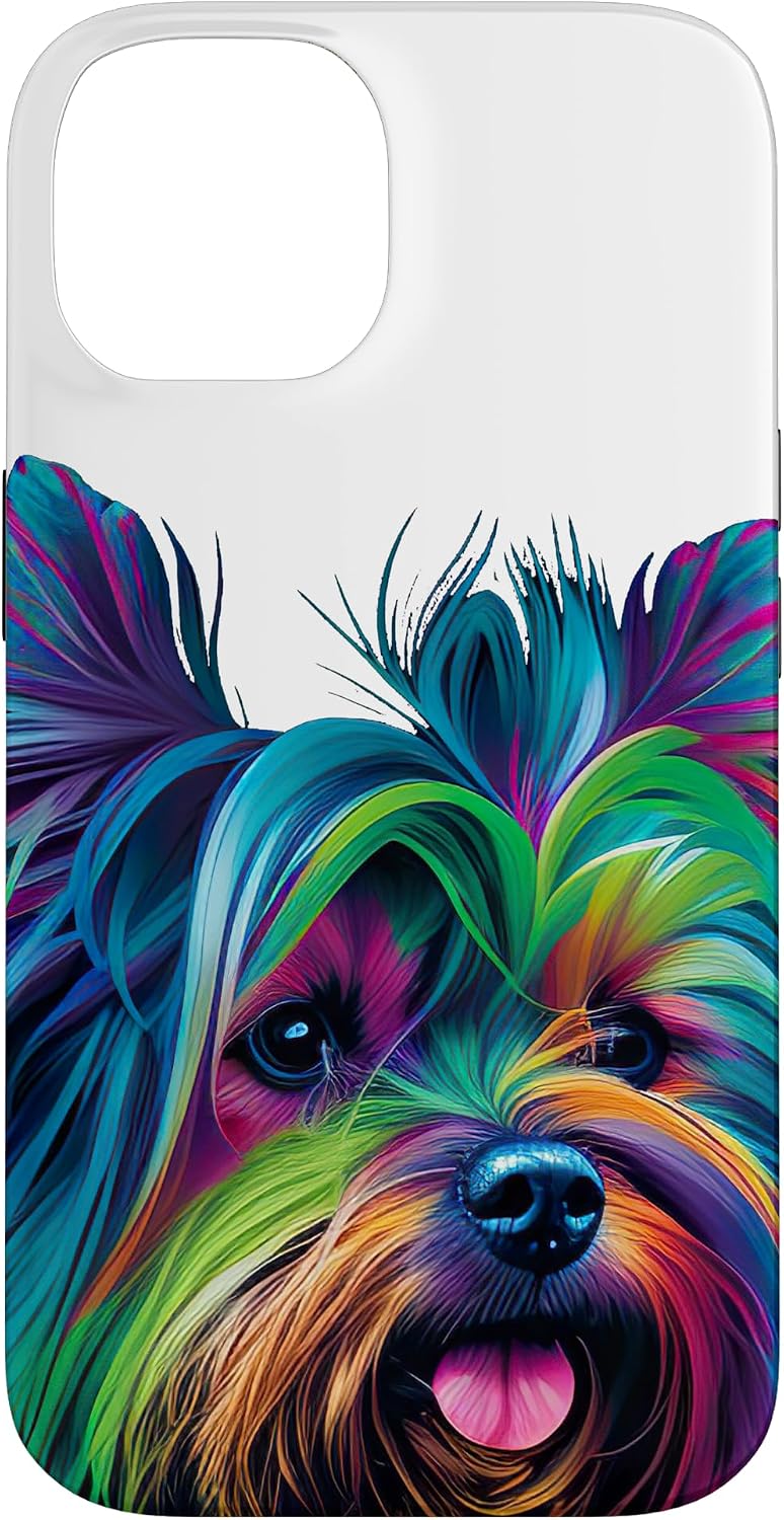 Yorkie Pop Art Yorkshire Terrier Dog Lovers Yorkie Mom Dad Case for iPhone 7 Plus/8 Plus