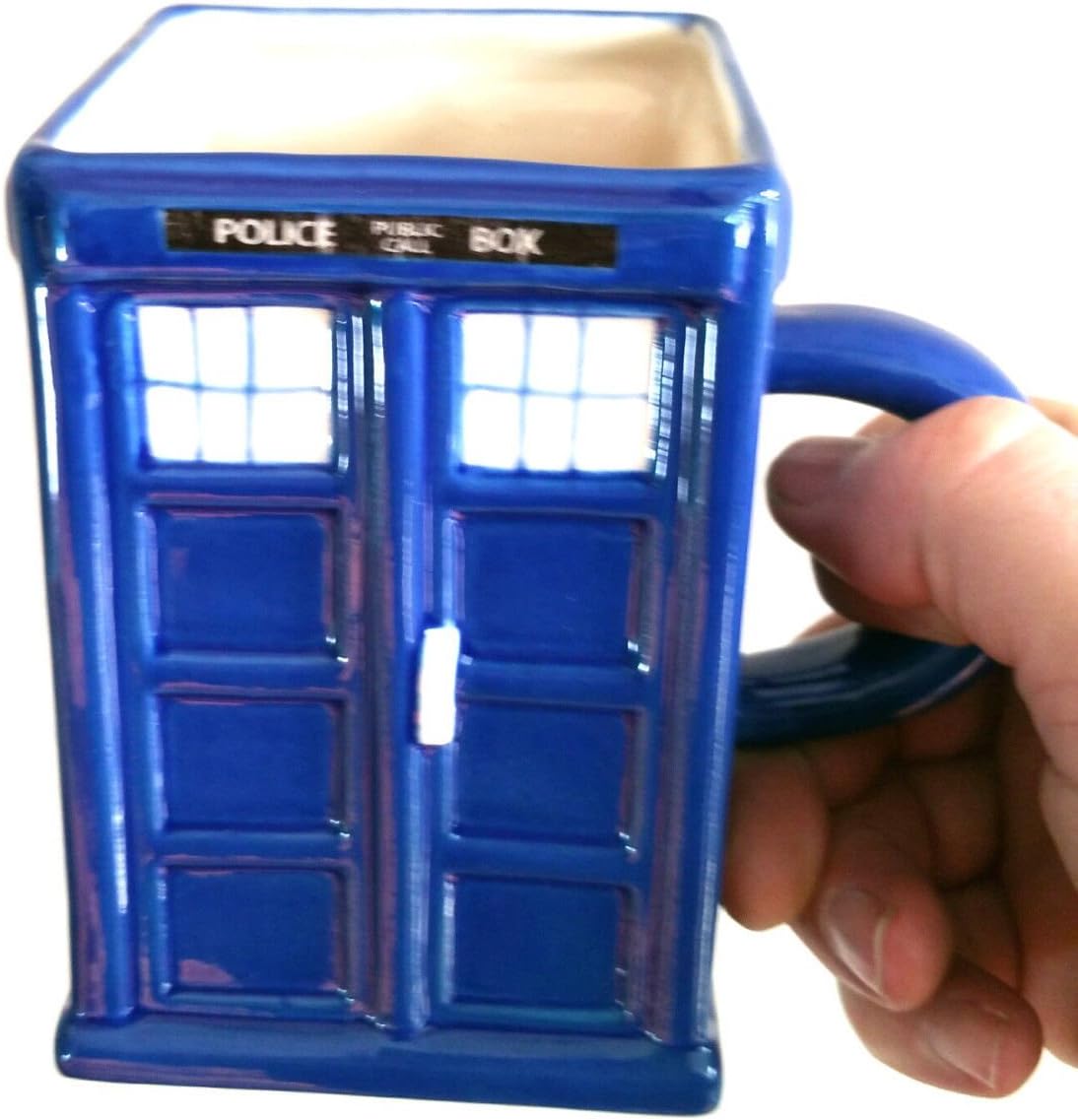 Tasse Police Box Tardis - (Met Police Box als in Dr Who verwendet) - Tasse aus Steingut