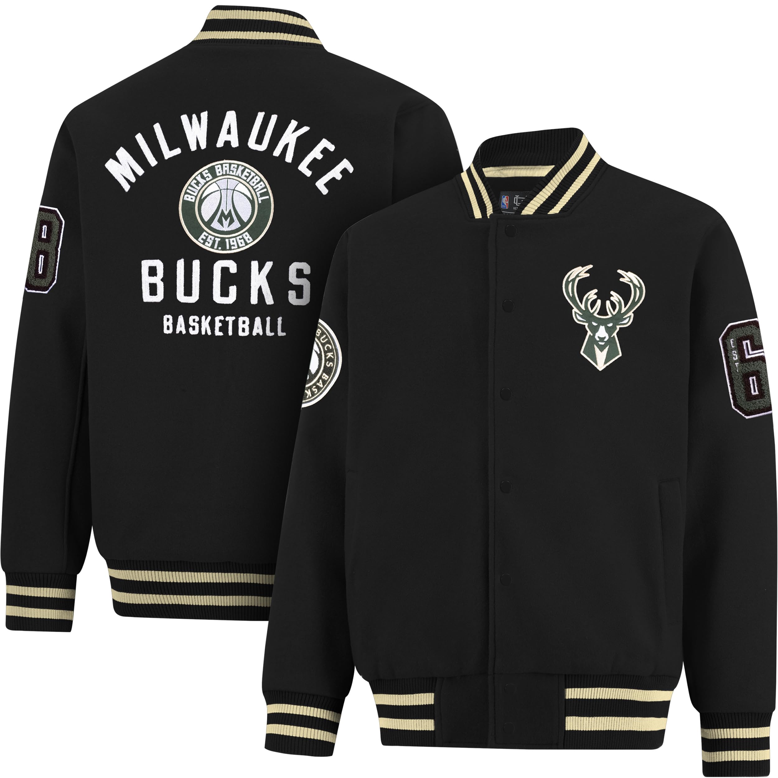 Ultra Game Men’s NBA Official Game Time Varsity Jacket
