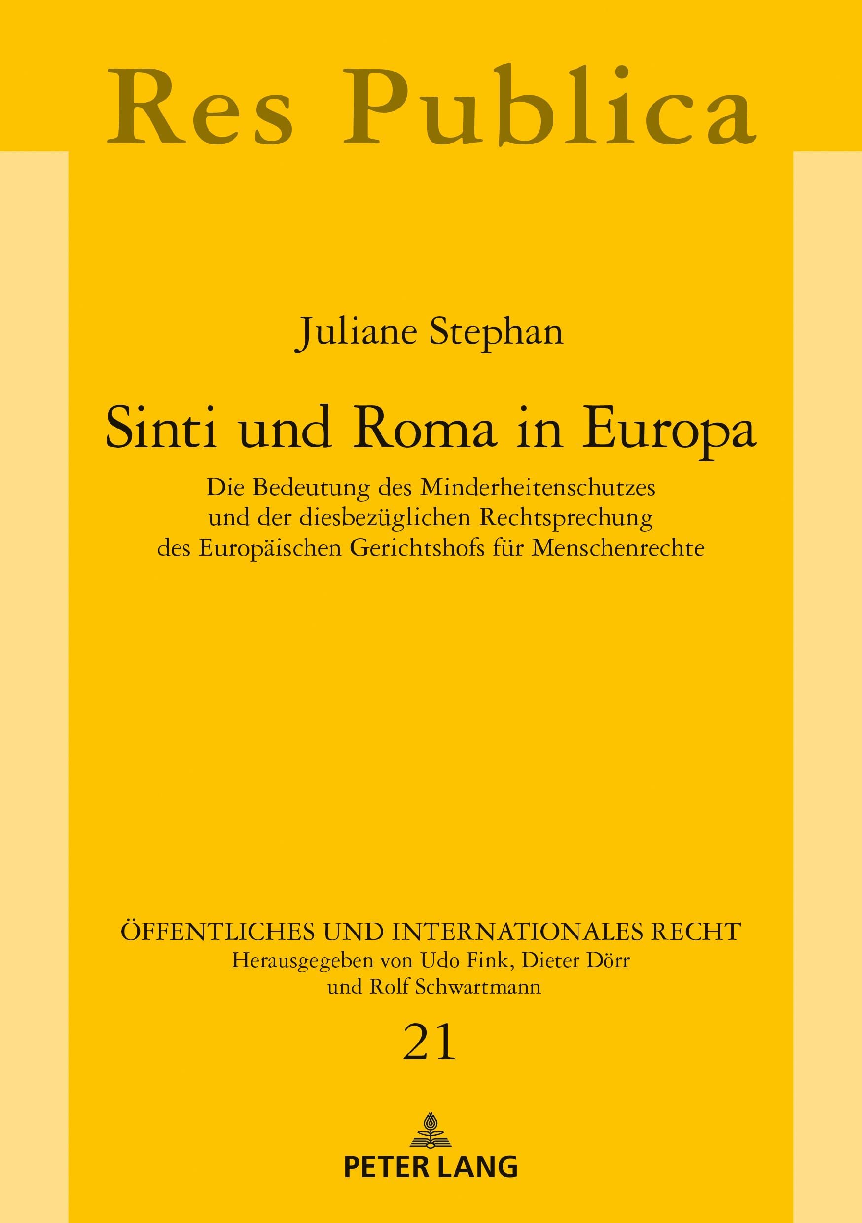 Sinti und Roma in Europa (Öffentliches und Internationales Recht) (German Edition)