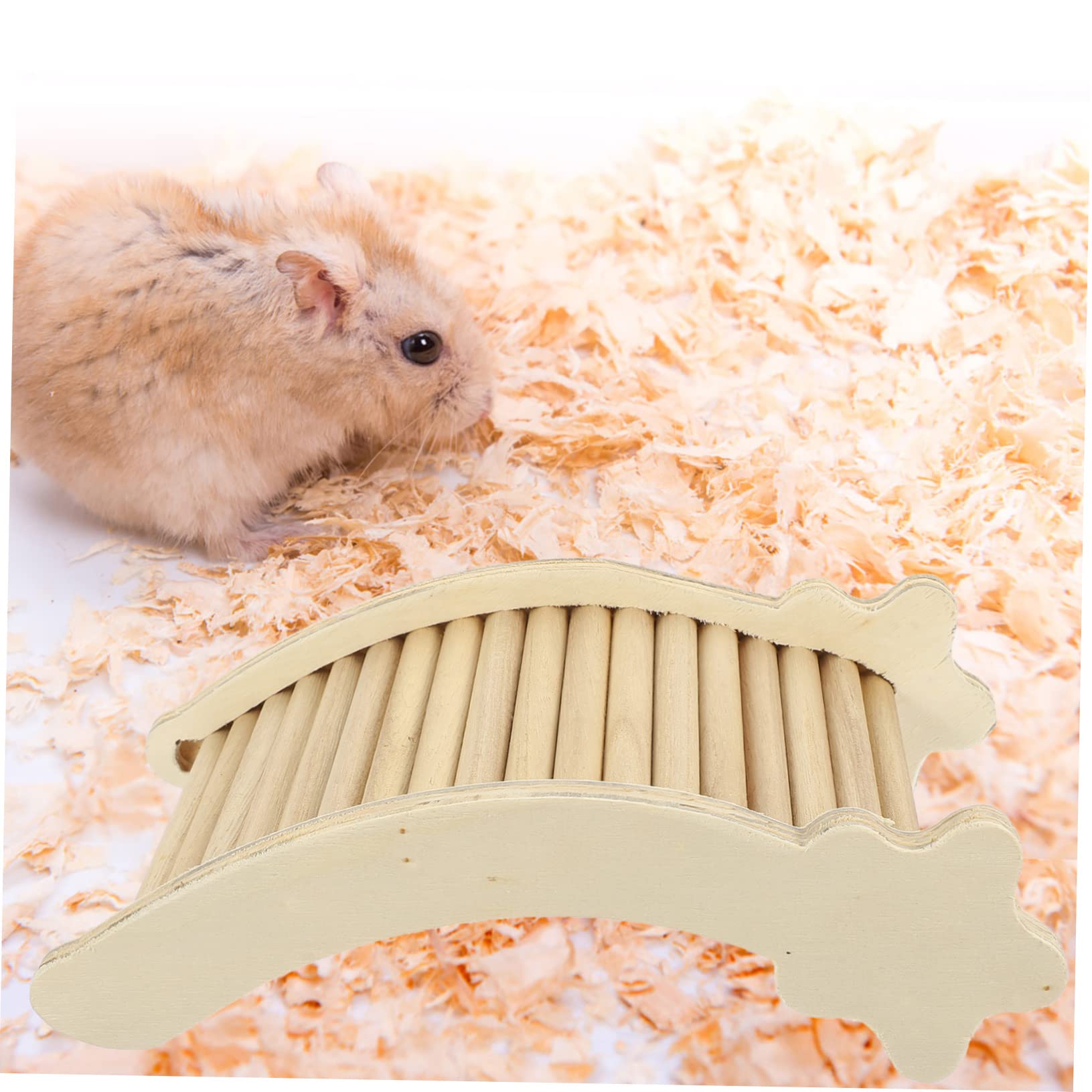 FOMIYES 3 Pièces échelle d'escalade pour Hamster Jouets d'échelle de Rat Jouet Rat rongeurs hérisson Jouets pour Hamsters échelle de Chinchilla Animaux échelle en Bois échelle de Formation
