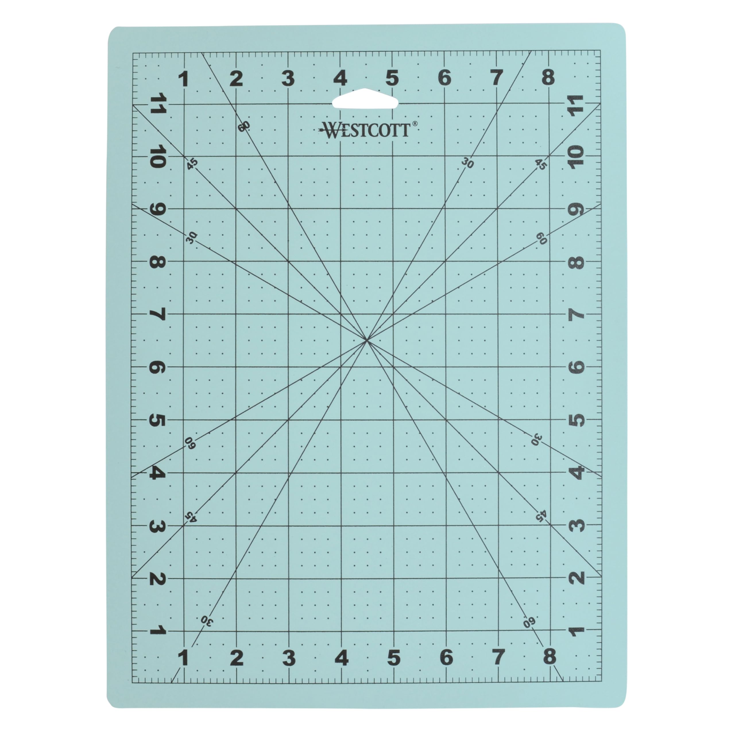 Alfombrilla de corte de 9 x 12 pulgadas Westcott con rejilla para costura y manualidades en casa