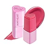 TOUCH IN SOL In My Heart Stick Blush (#Punch Pink) - Pink Cream Blush Stick for Korean Makeup, Lip & Cheek Multi-Use, Blendable Milk Blusher for Dewy Glow, Kbeauty (0.21 Oz)
