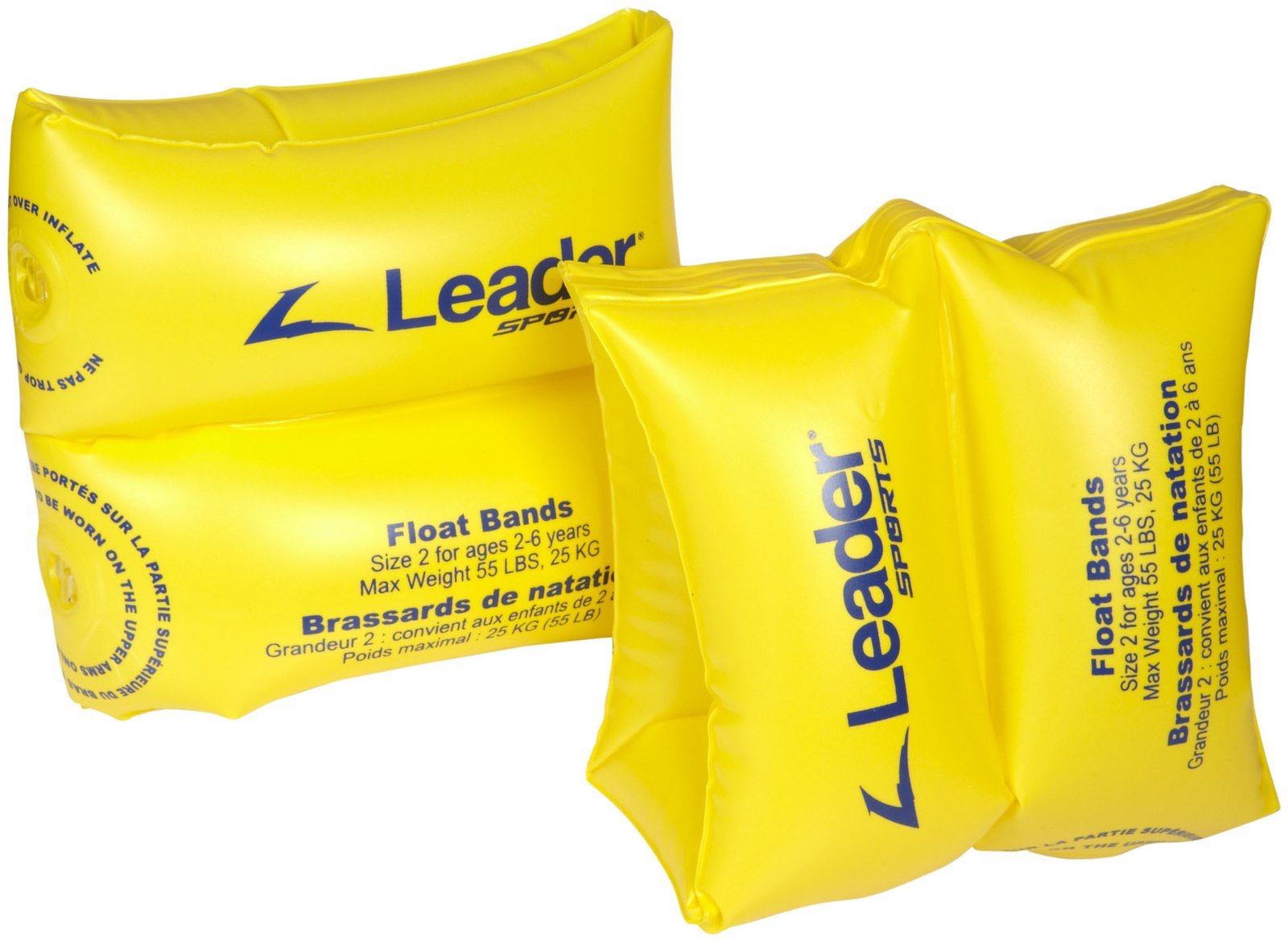 Leader Toddler Arm Bands, Yellow - Large