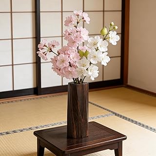 Handcrafted Natural Wood Vase | Eco-Friendly Home Decor | Unbreakable Ru...