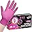 SwiftGrip Pink Gloves Powder-Free Nitrile Gloves, 100ct Box - 3-Mil, Gloves Disposable Latex Free, for Kitchen, Cleaning, Estheticians, Hair Stylist - Pink/Fuchsia(X-Small)