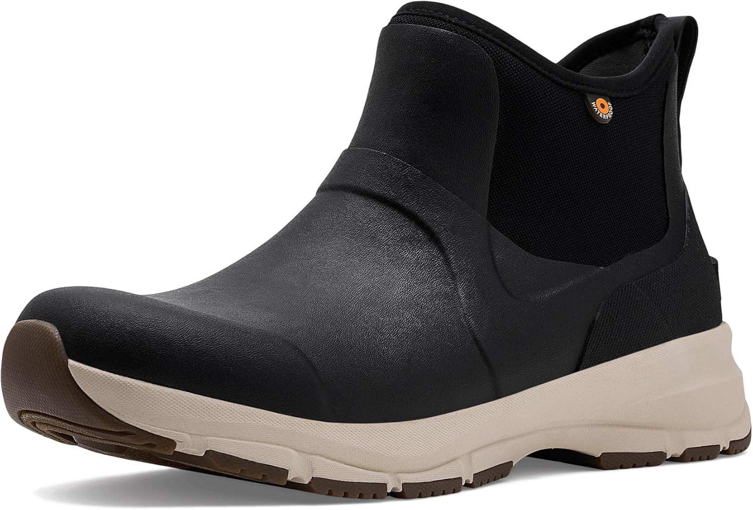 Bogs Footwear Spruce Chelsea Men's Waterproof Casual Boots, Black, 13 M