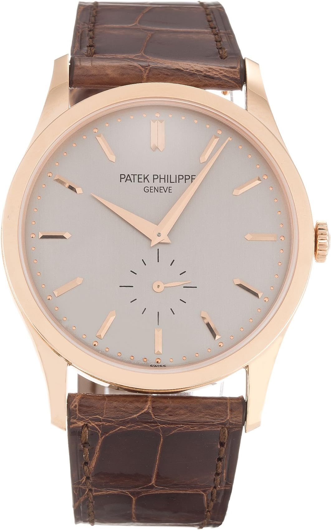 Patek Philippe Calatrava Opaline Dial 18K Rose Gold Men's Watch 5196R-001