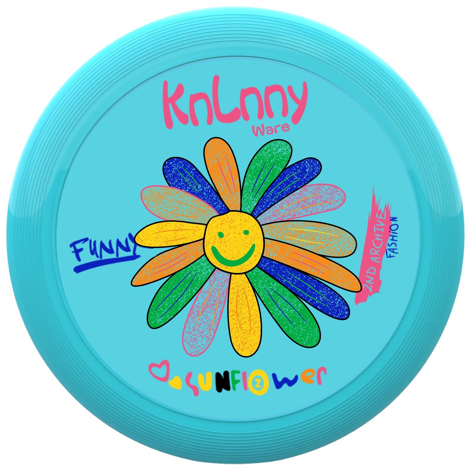 KnLnny Ware Disco Volante da 175 g – Giochi all'aperto, Campeggio, Spiaggia