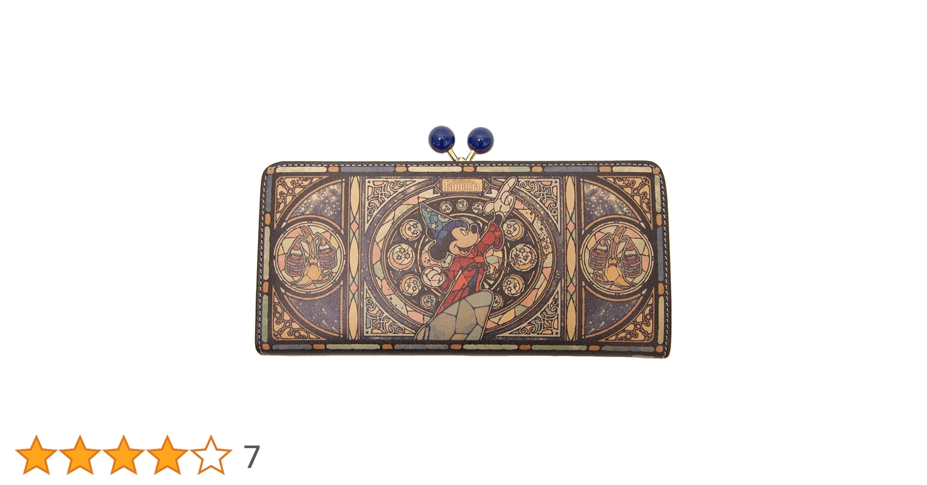 Amazon | ミッキーファンタジア[女性用 本革 長財布]レザー がまぐち