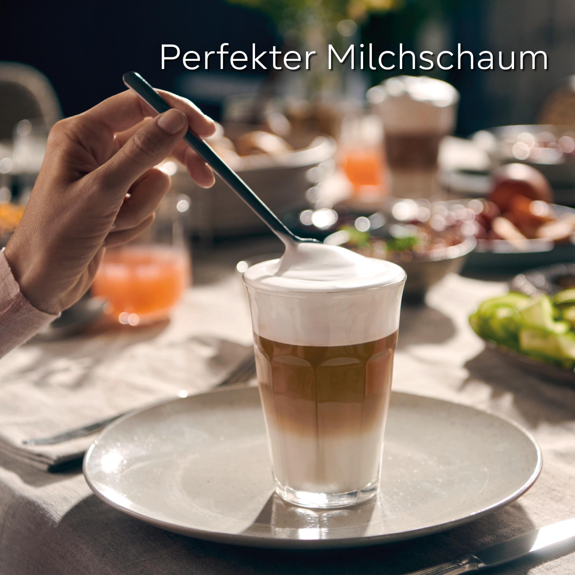 Siemens Milchbehälter aus Glas, TZ80008, spülmaschinengeeignet, 0,7 Liter passend für Kaffeevollautomaten EQ6 plus, EQ500 classic, EQ700 classic