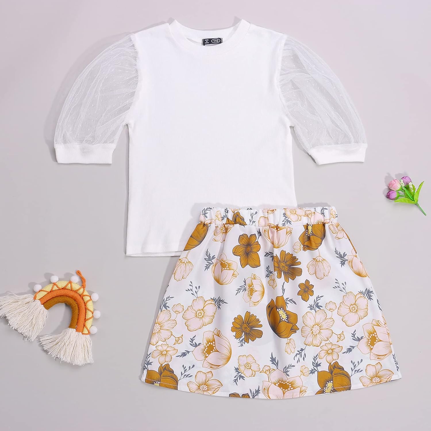 Toddler Kids Baby Girl Fashion Clothes Tulle Puff Long Sleeve T Shirt Blouse Top Spring Summer Outfits: Clothing