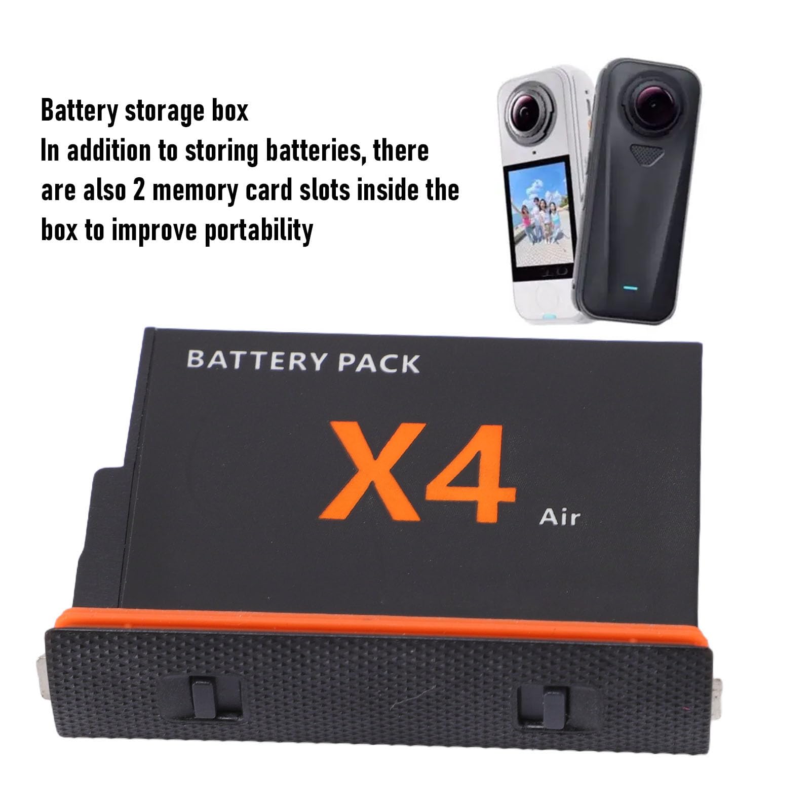 2 Stück 2050mAh -Akku-Ersatz für X4 Air