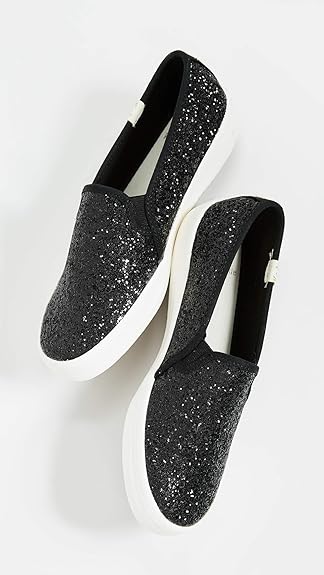 black sparkle keds