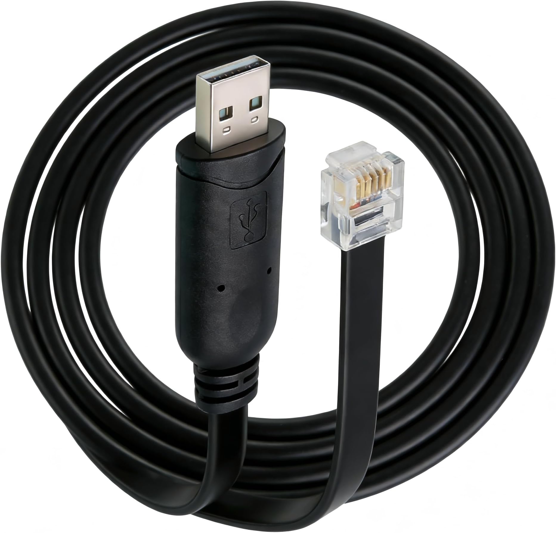 APC Serial Cable 940-0144b USB to RJ12 Console Cable for APC Meter and Switch PDU AP78xx,AP79xx,AP86xx,AP88xx,AP89xx(6FT/1.8M)