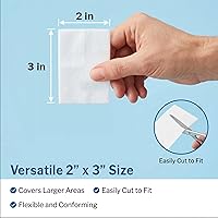 Vista 6 de McKesson, compresas no adherentes, estériles, Nylon/Poliéster, 2 x 3 pulgadas, 100 unidades, 1 paquete