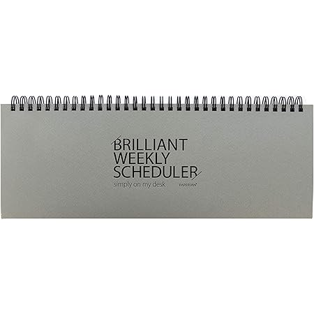 Amazon.com : PAPERIAN Brilliant Weekly Scheduler - Wirebound Undated ...