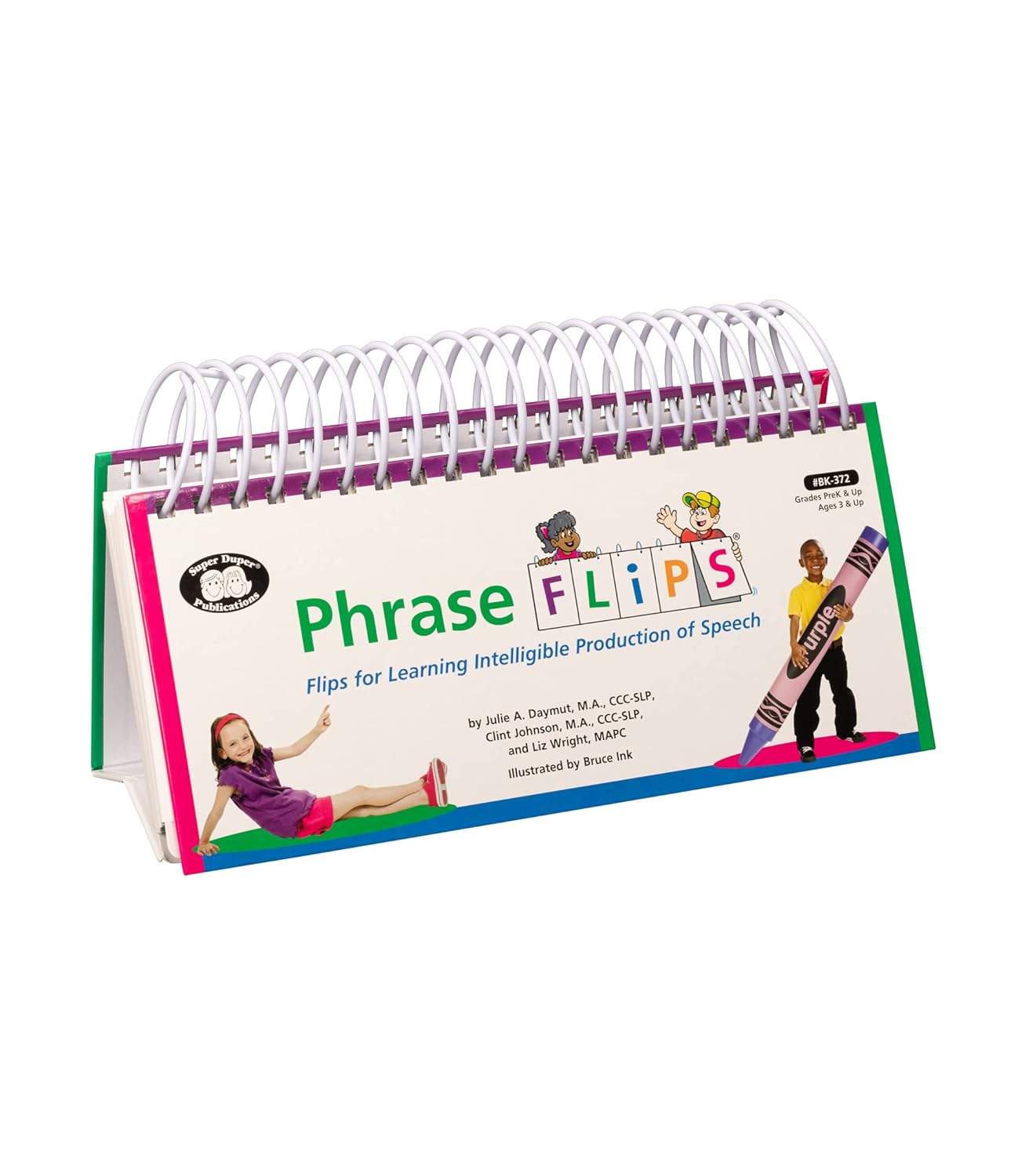 Super Duper Publications | Phrase FLiPS for Learning Intelligible Production of Speech | Educational Resource for Children      Spiral-bound – January 1, 2009