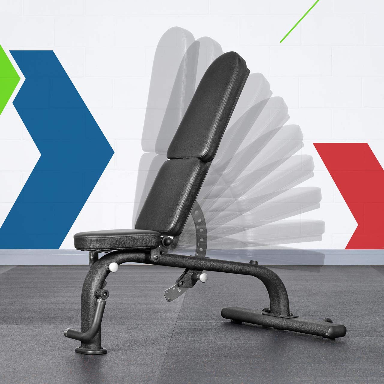 METIS Adjustable Weights Bench [Commercial] - Bench for Home or